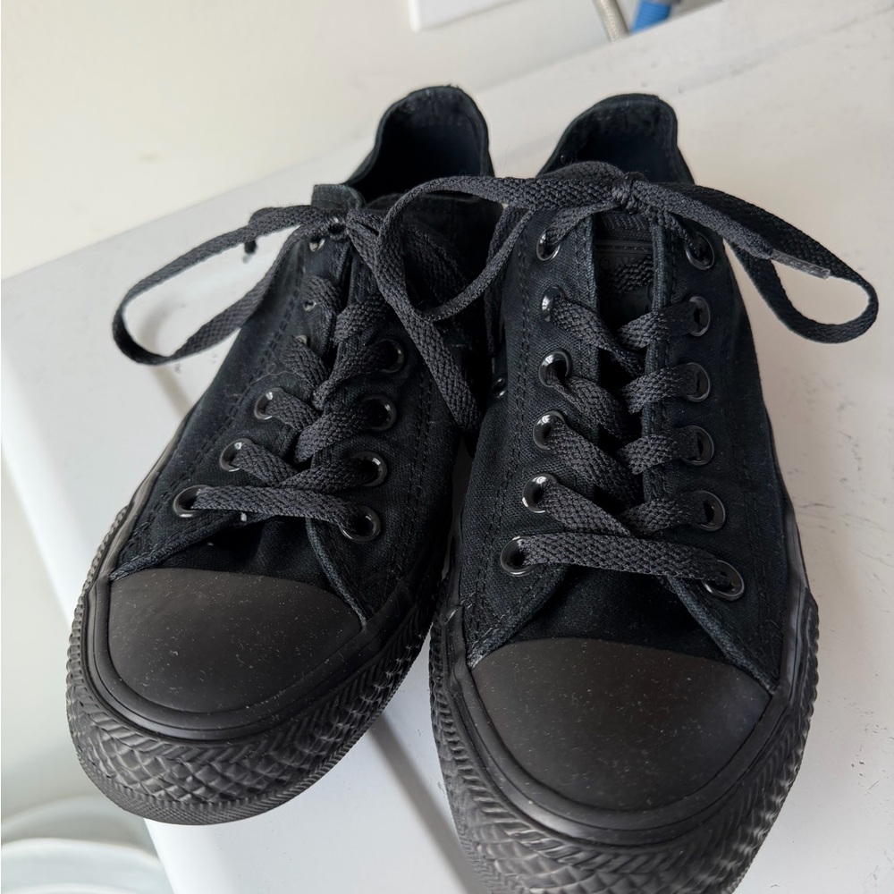Converse Black Canvas Sneakers